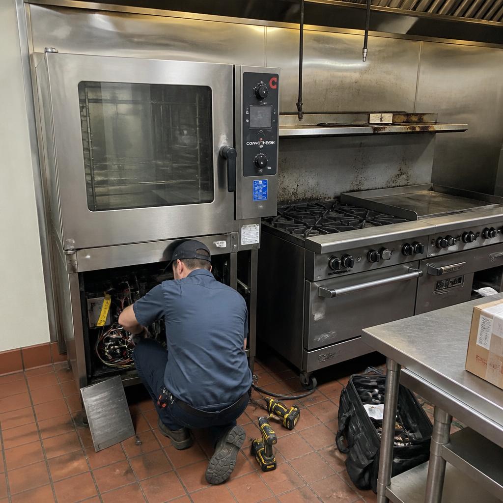 Commercial Cooking & Ventilation repair in a Chicago area kitchen
