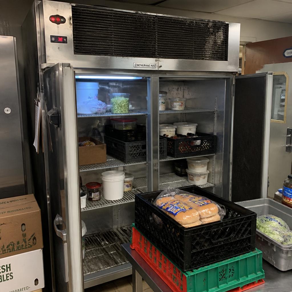 Before — Restaurant Reach-In Down Mid-Service — Emergency Commercial Refrigeration, West Loop, Chicago, IL